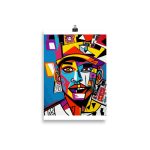 Poster mat Silhouette Brisée