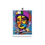Poster mat Les Couleurs du Moi