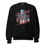 Sweatshirt Unisexe Captain America HalfBC - Image 2