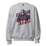 Sweatshirt Unisexe Captain America HalfBC