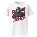 T-shirt Captain America HalfBC 100% organic cotton