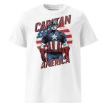 T-shirt Captain America Flag