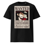 T-shirt 6clonik One Piece Dracule Mihawk Wanted 100% organic coton
