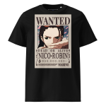 T-shirt 6clonik One Piece Nico Robin Wanted 100% organic coton