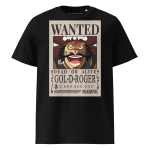 T-shirt 6clonik One Piece Gol D Roger Wanted 100% organic coton