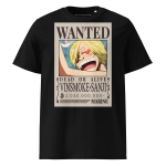 T-shirt 6clonik One Piece Vinsmoke Sanji Wanted 100% organic coton